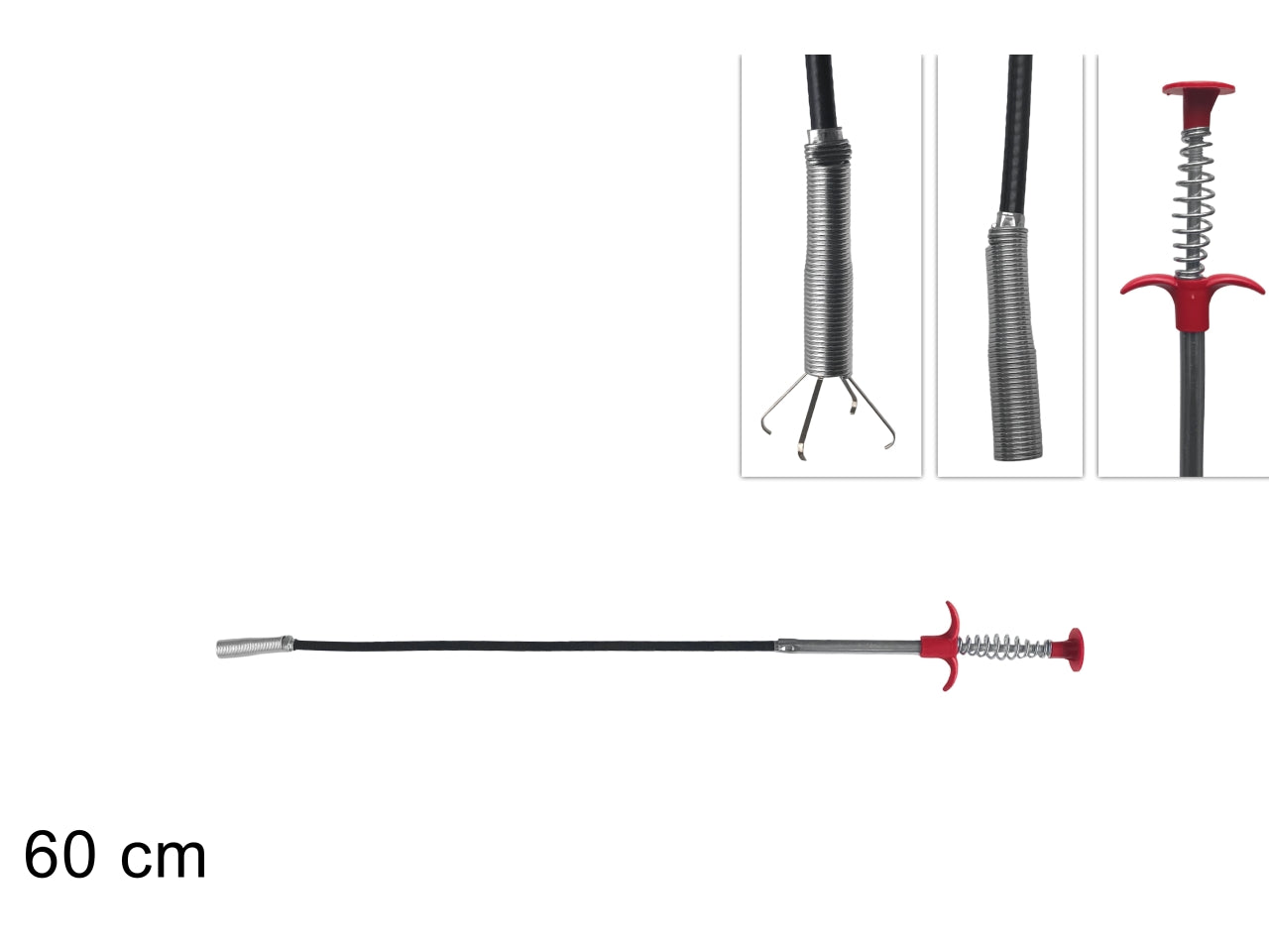 Sonda telescopica 60cm prenditutto acciaio