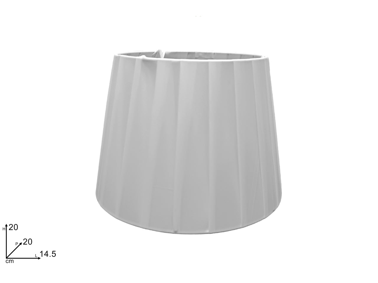 Paralume lux 20cm bianco