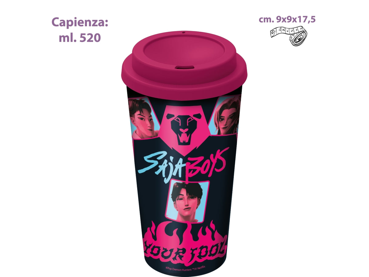 K-Pop bicchiere doppia parete da 520ml