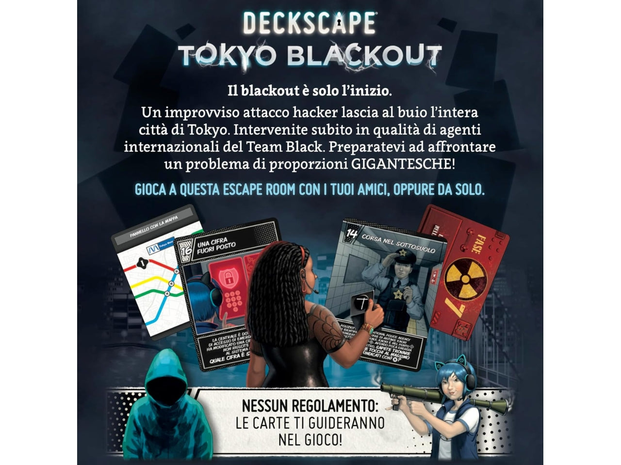 Gioco Deckscape Tokyo Blackout