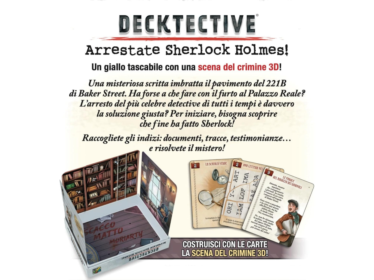 Gioco Decktective Arrestate Sherlock Holmes!