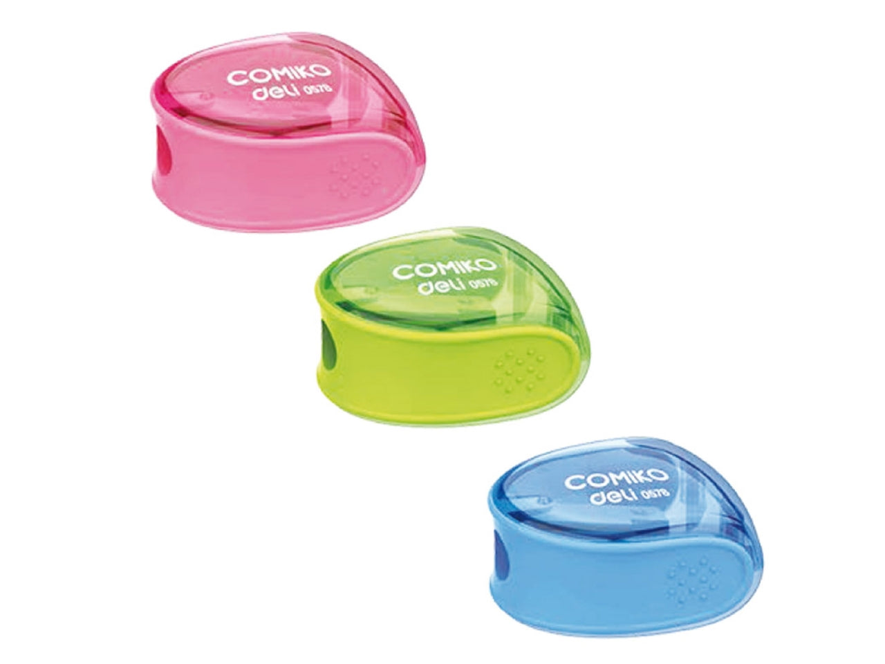 Temperino Comico 1foro con contenitore in colori assortiti