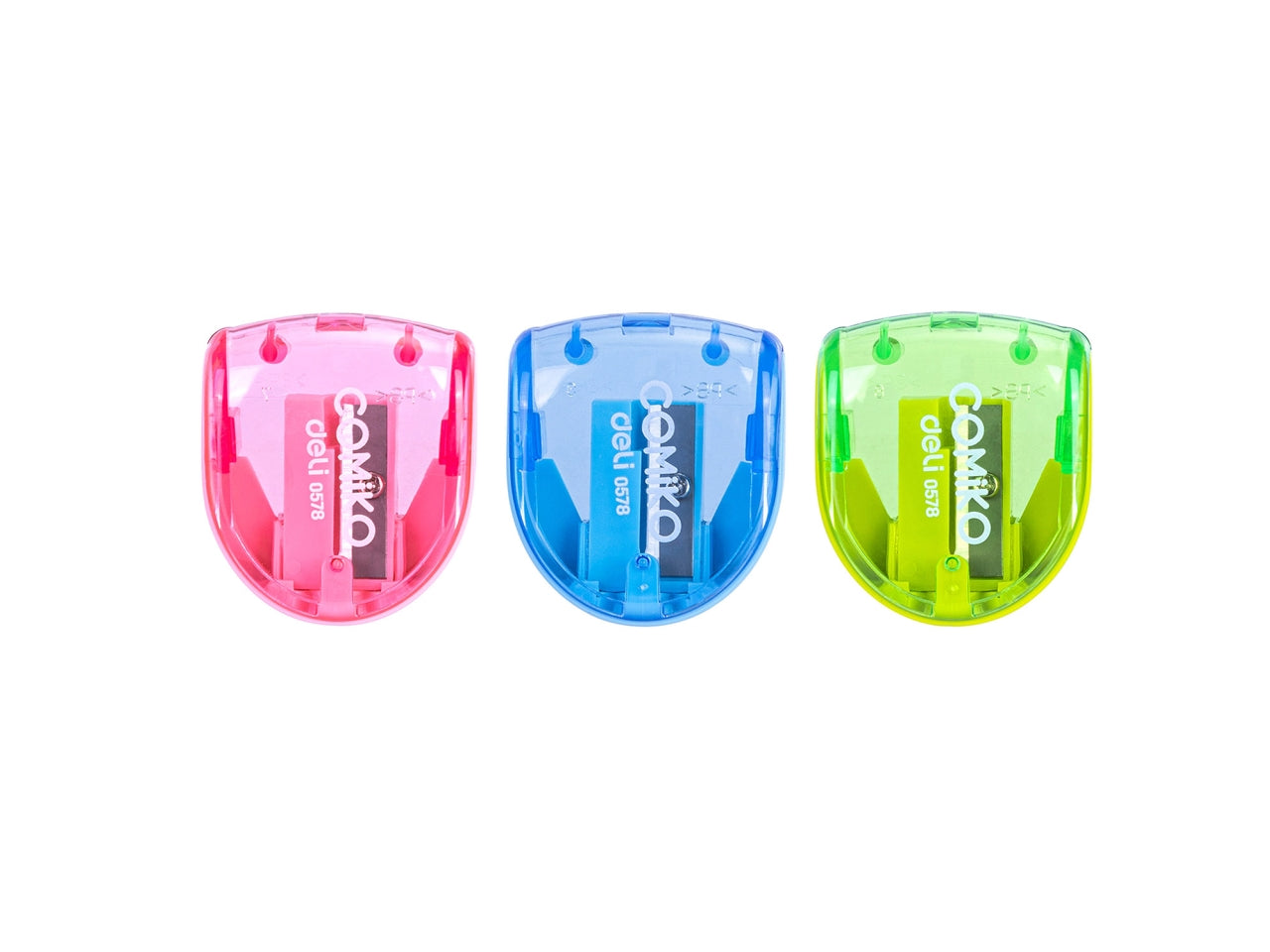 Temperino Comico 1foro con contenitore in colori assortiti