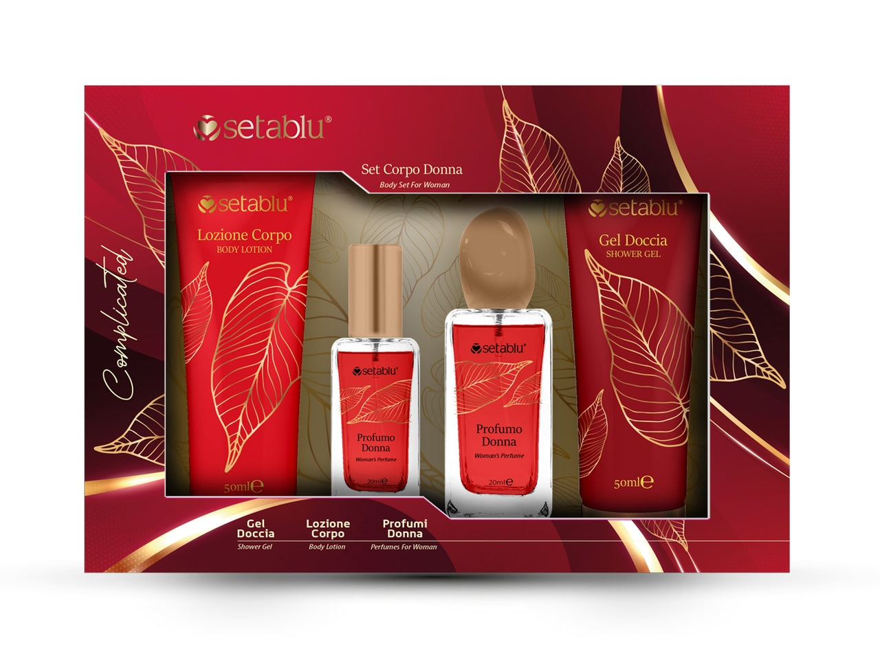 Set regalo profumazione donna 4 pezzi