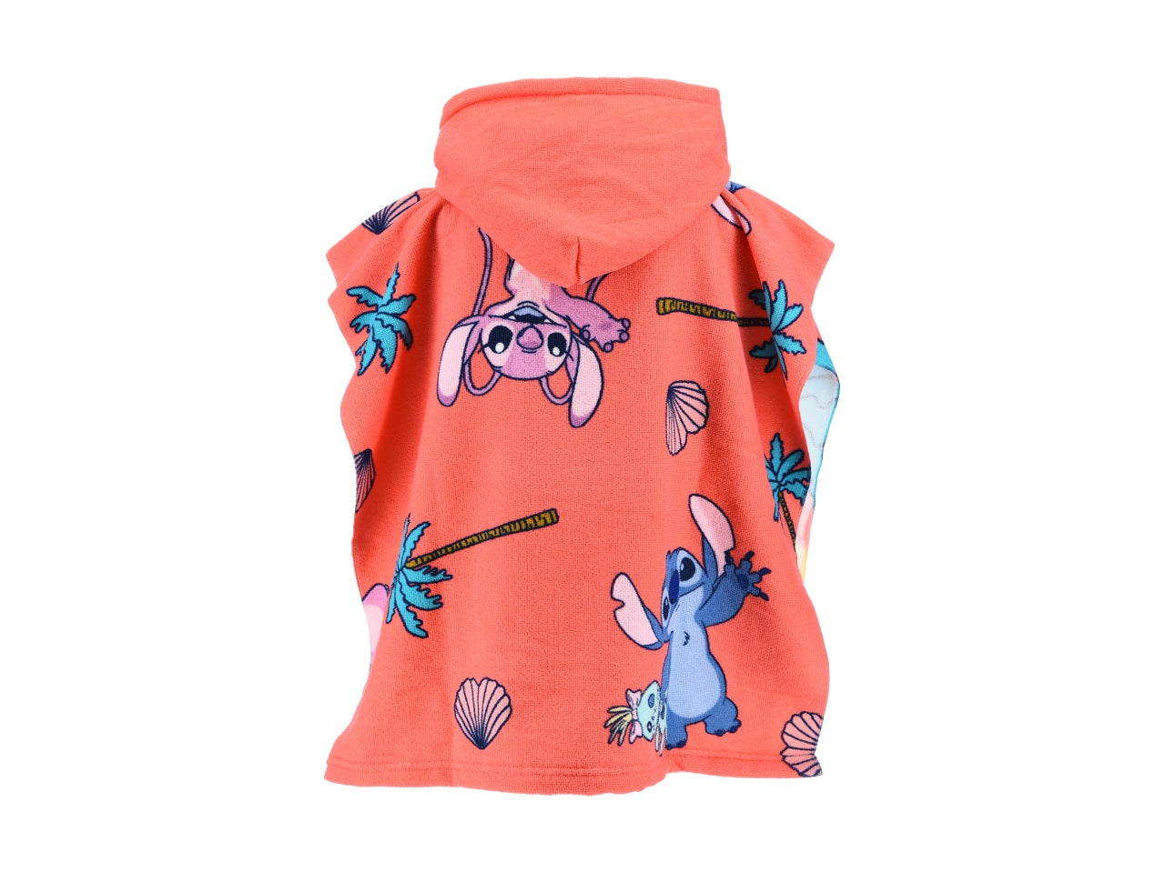 Lilo e Stitch asciugamano poncho rosa