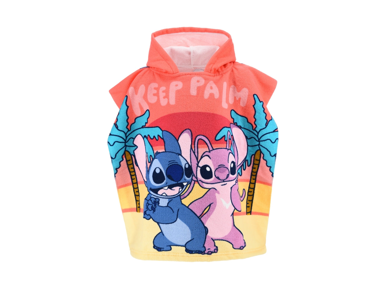 Lilo e Stitch asciugamano poncho rosa