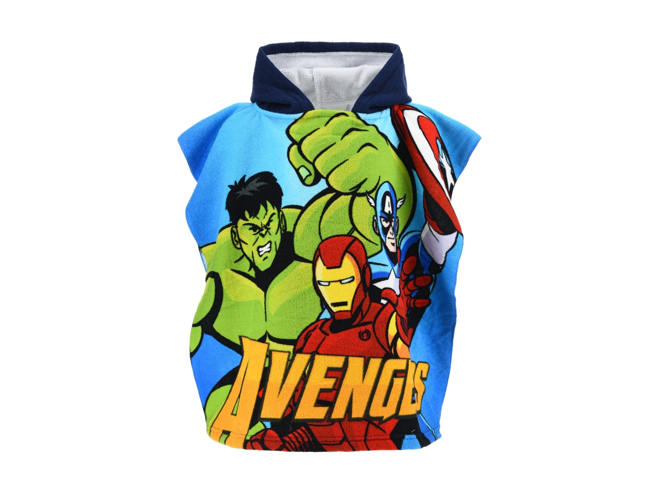 Avengers classic asciugamano poncho blu