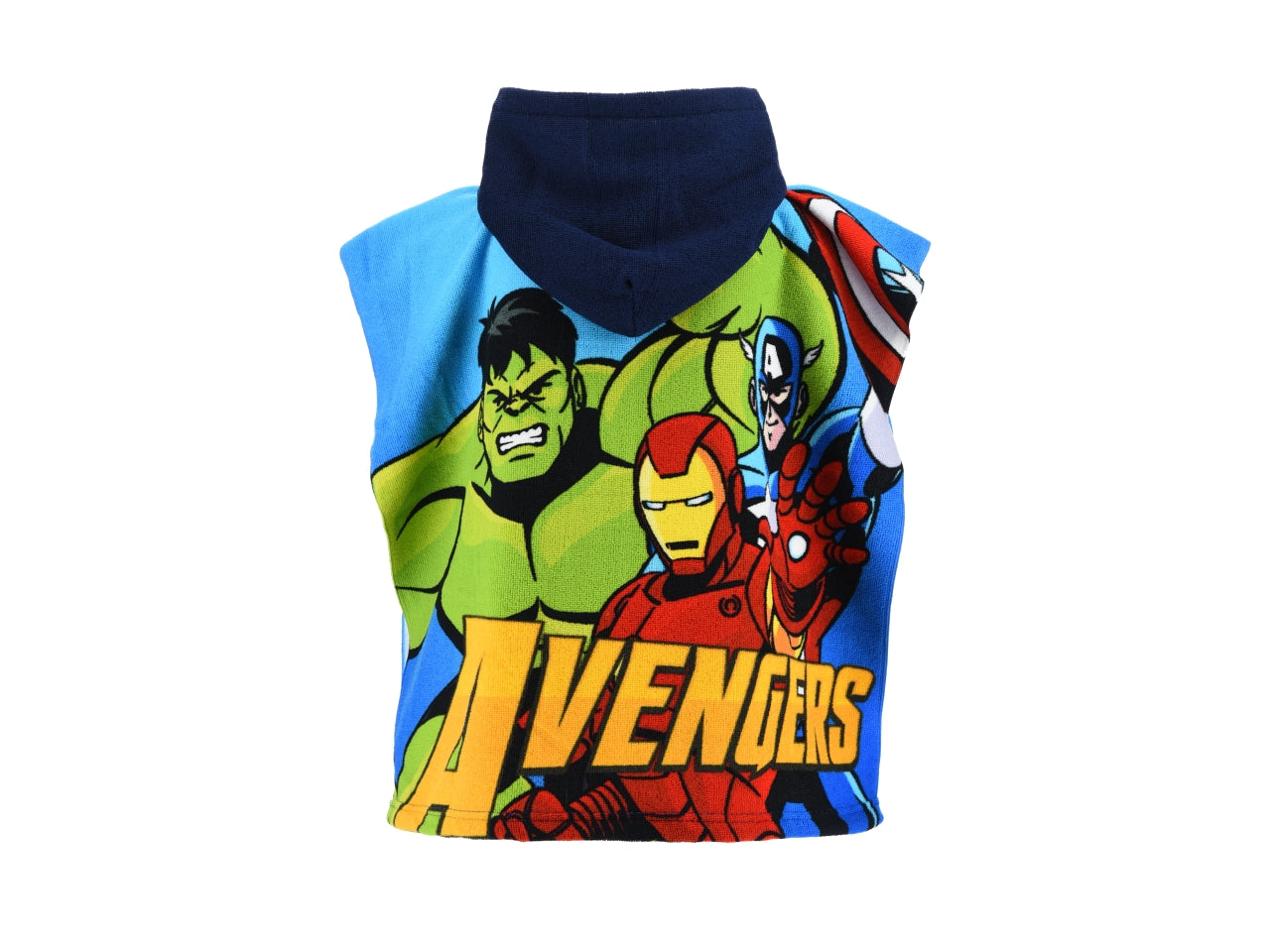 Avengers classic asciugamano poncho blu