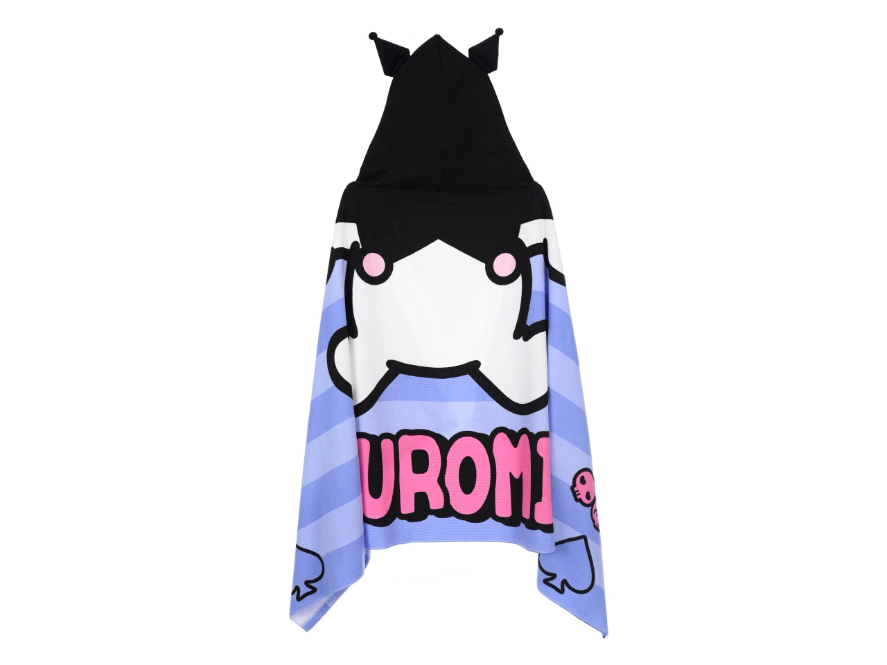 Kuromi telo mare con cappuccio viola $