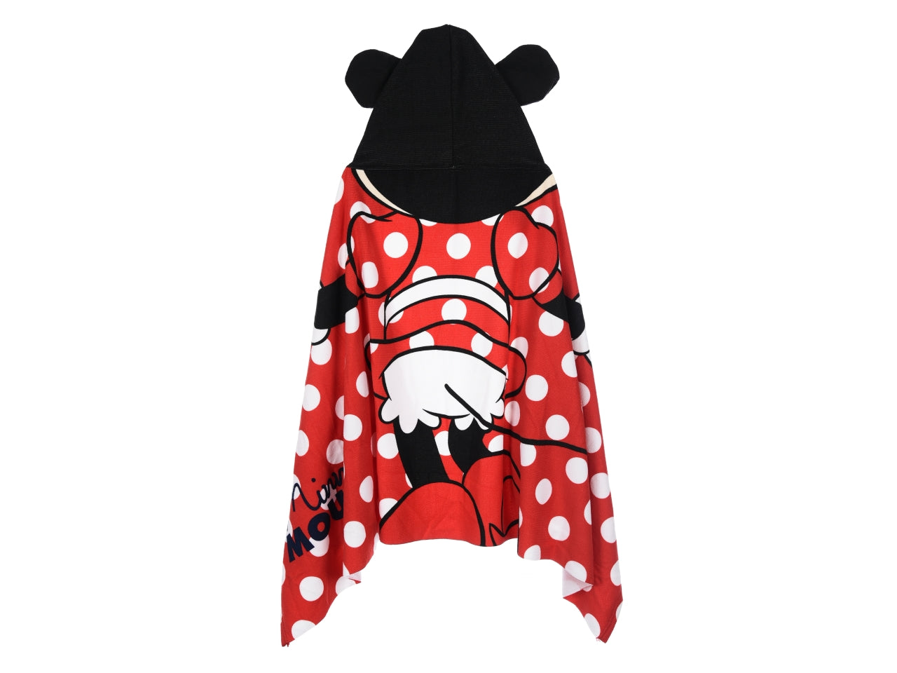 Minnie telo mare con cappuccio rosso $