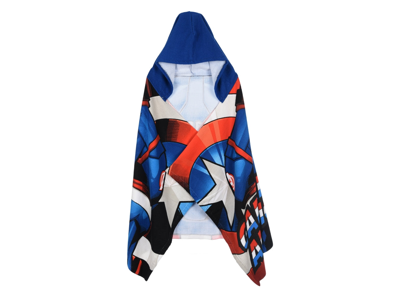 Avengers classic telo mare con cappuccio blu $