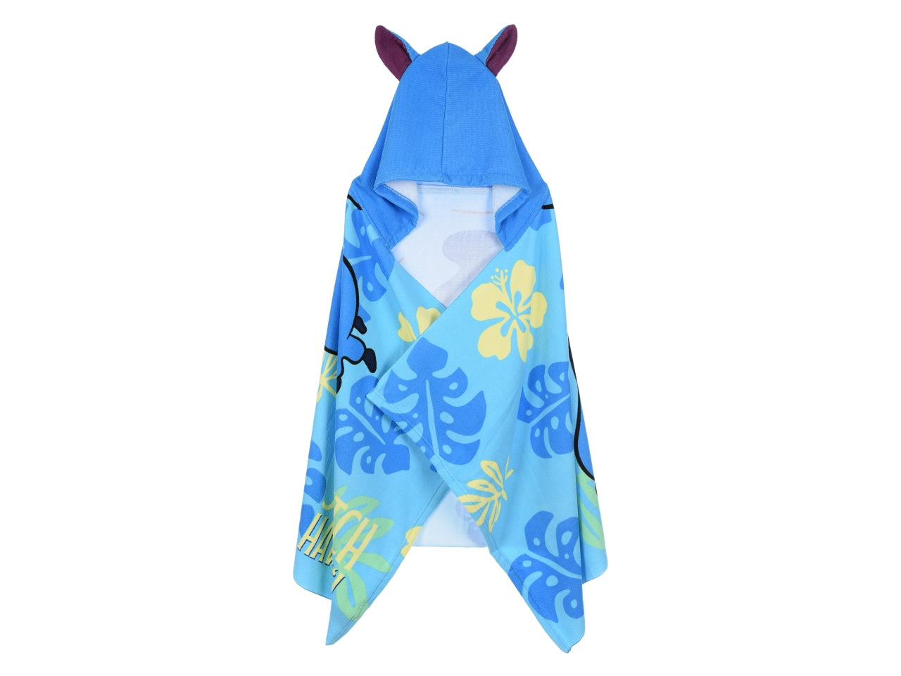 Lilo e Stitch telo mare con cappuccio blu $