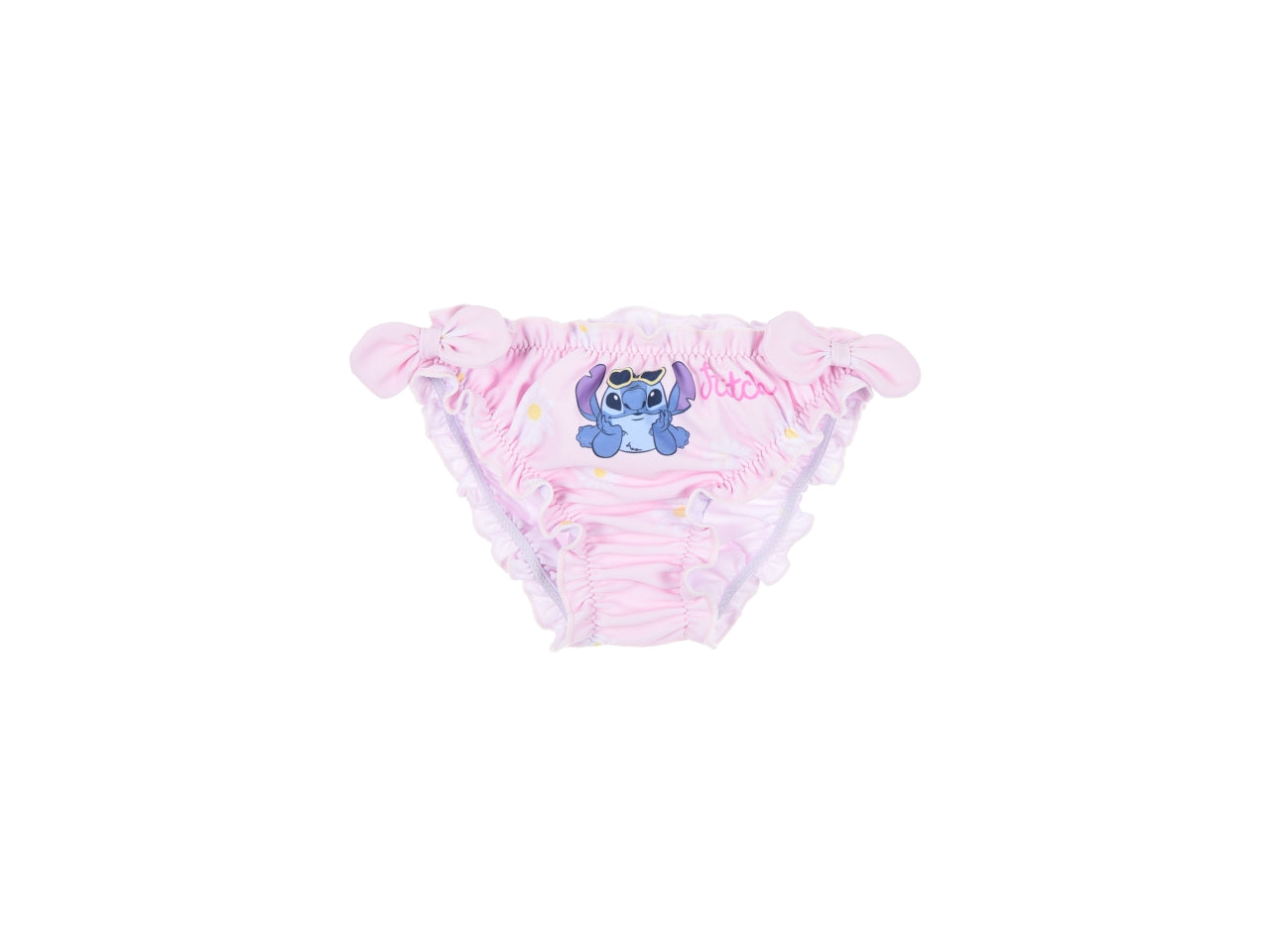 Lilo e stitch costume mare slip taglie dalla 12 alla 36 mesi rosa chiaro