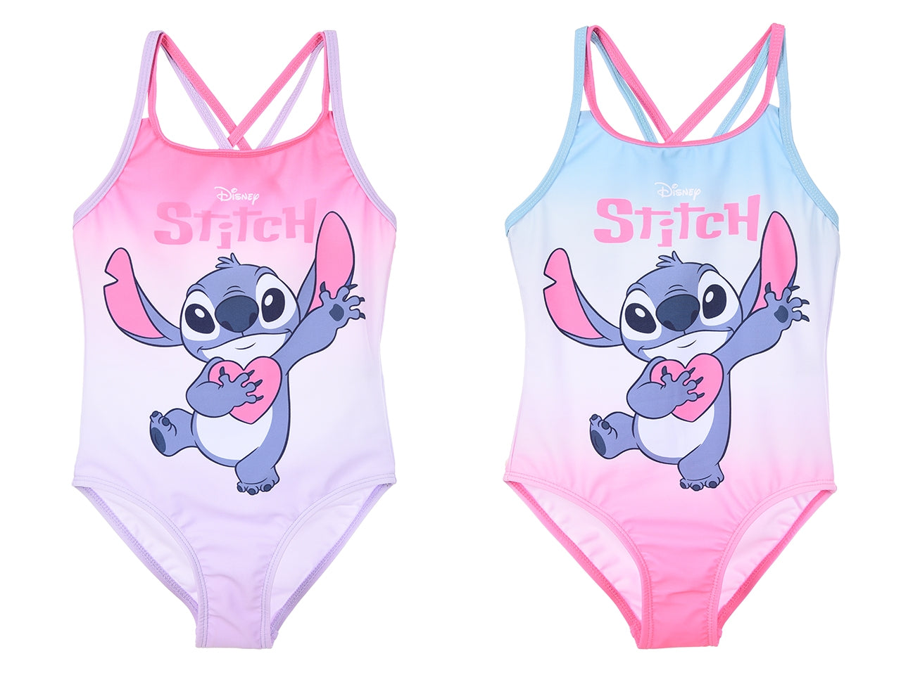 Lilo e stitch costume mare intero taglie dalla 6 alla 12 anni blu