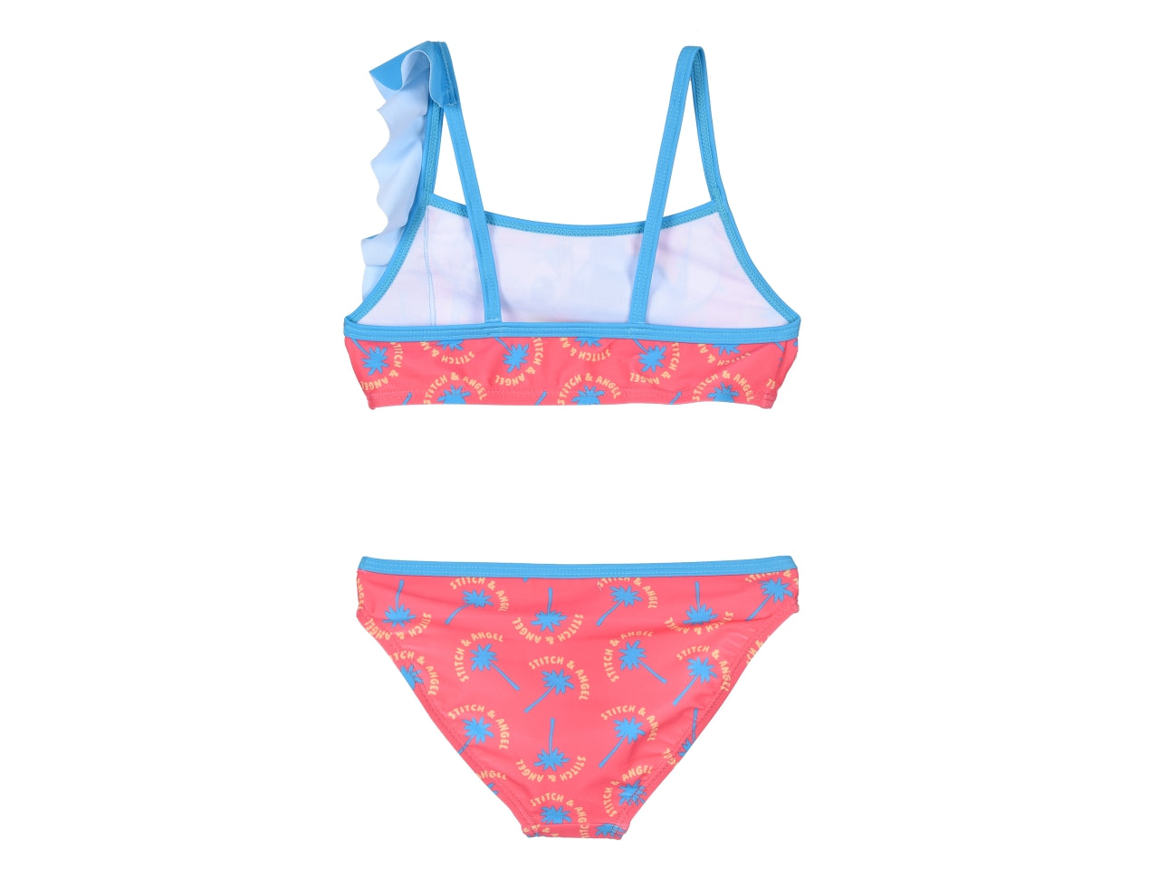 Lilo e stitch costume mare bikini taglie dalla 3 alla 8 anni blu