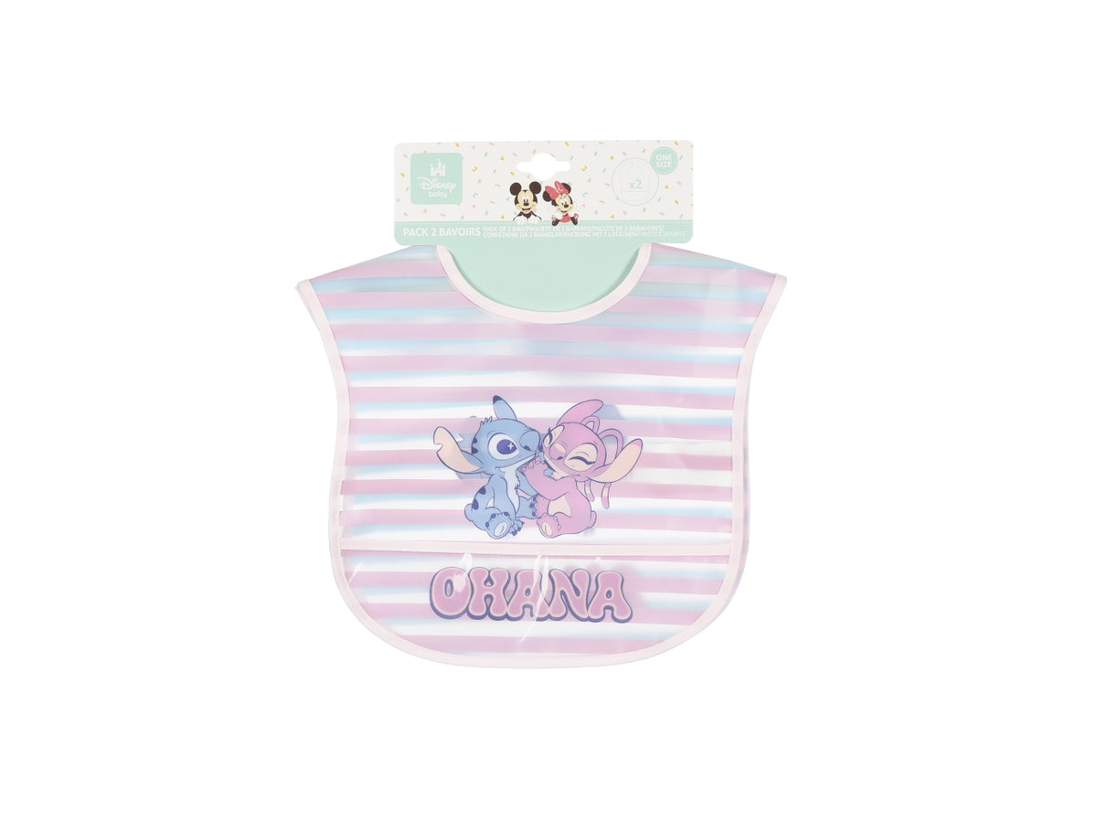 Lilo e stitch set 2 bavette in eva