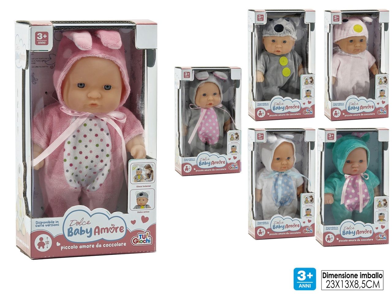 Bambolotto dolce baby 6 assortiti