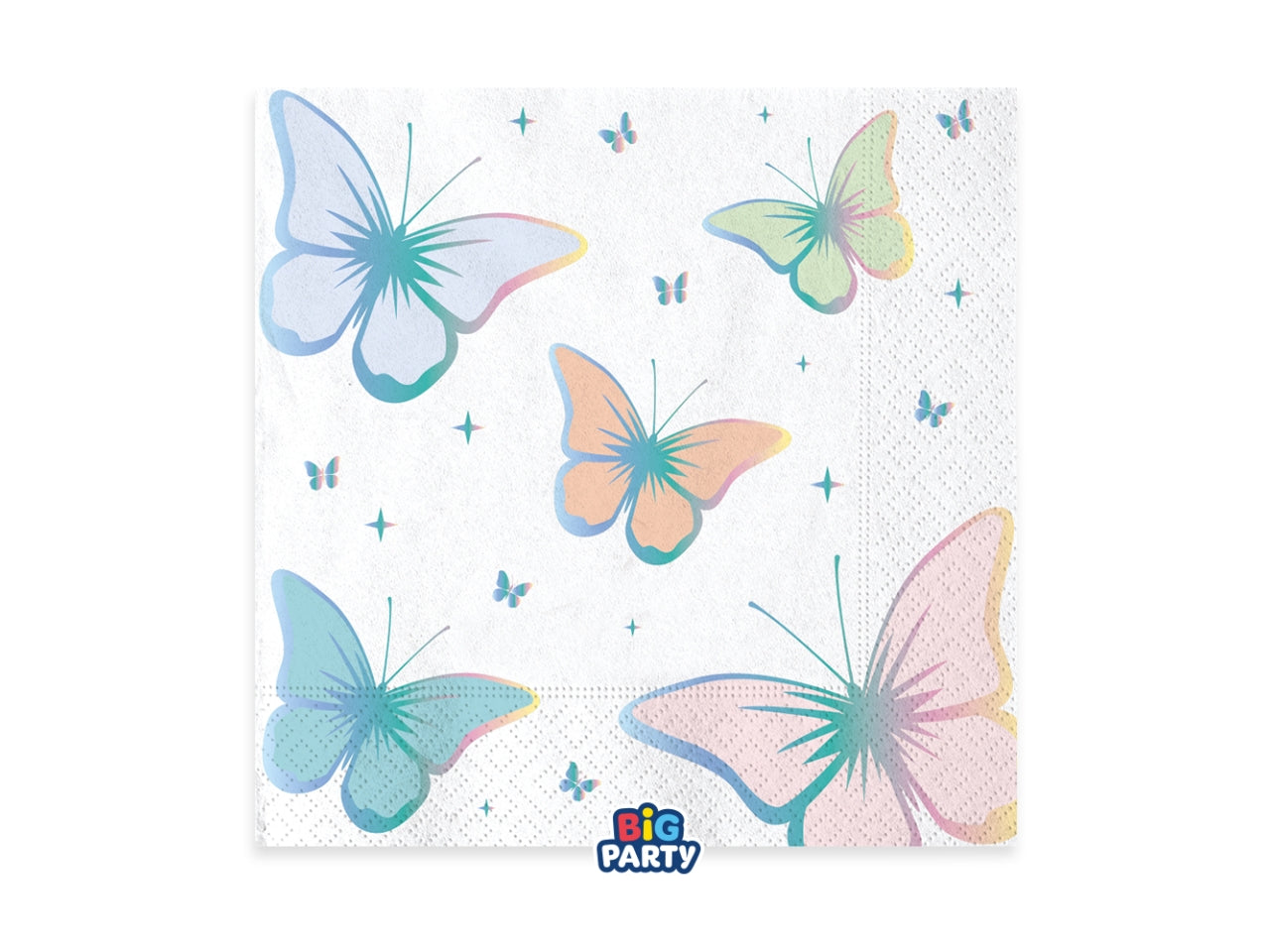 Tovaglioli 33x33cm butterfly set da 16 tovaglioli