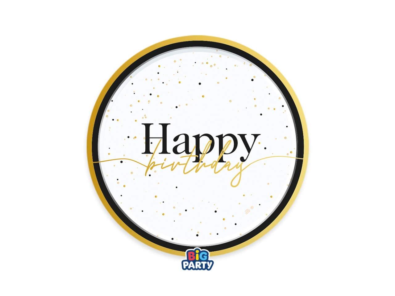 Piatti 22cm happy birthday prestige set da 6 piatti