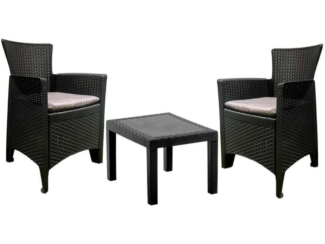 Set forest antracite con cuscino