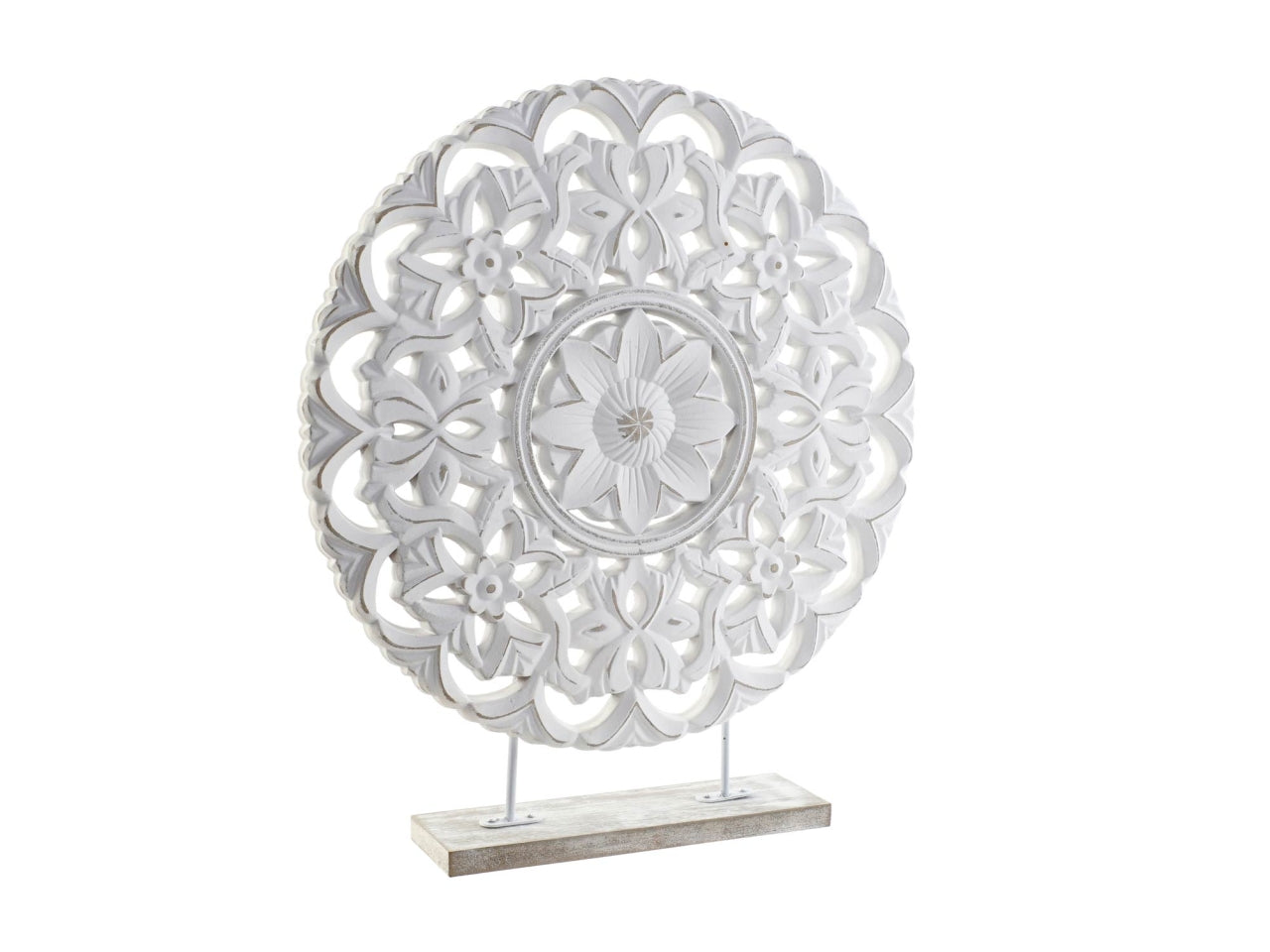 Mandala decorazione mdf metallo 40x7,5x46,5cm decape