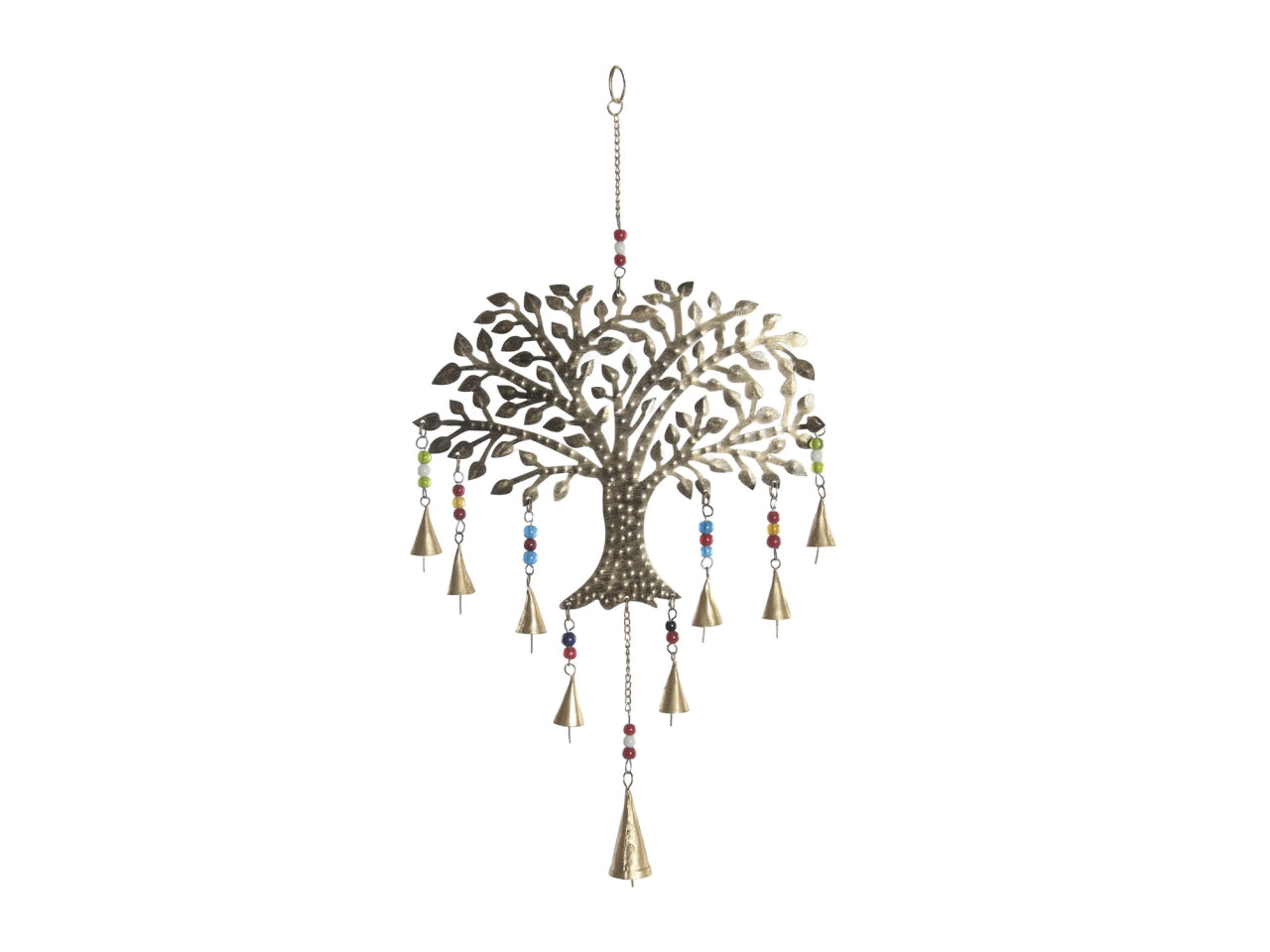 Ciondolo collanina ferro 32x25x72cm albero della vita