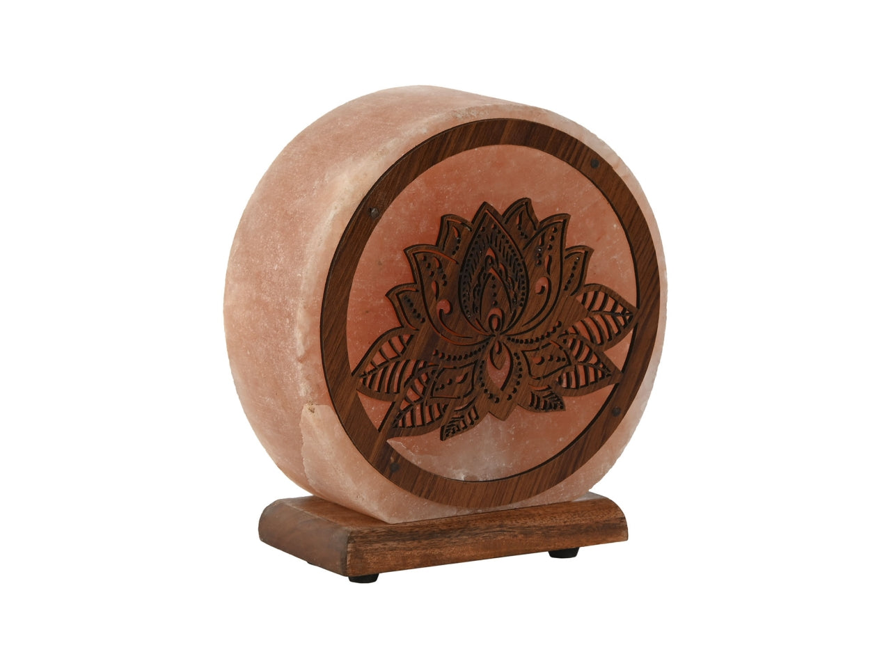 Lampada da tavolo sale dell'himalaya 16x7x18cm 3,5kg