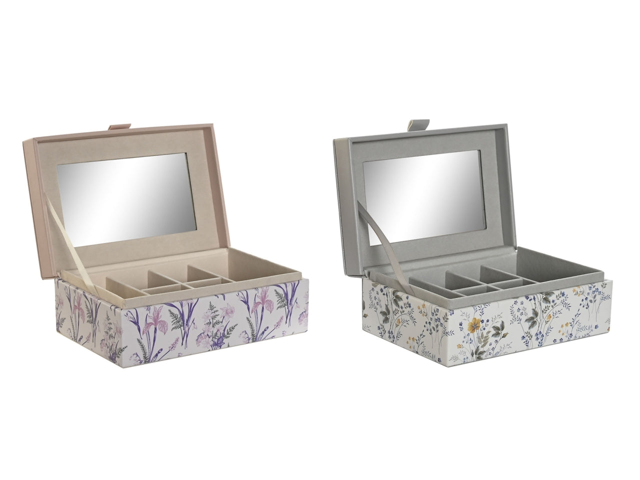 Porta gioielli con 18x12,5x7,5cm in 2 assortimenti