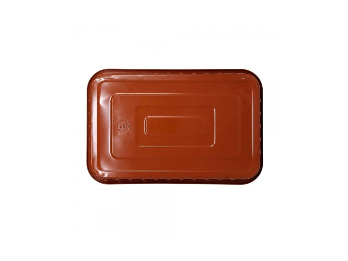 Contenitore di alluminio la tiella terracotta 6 porzioni 2 pezzi