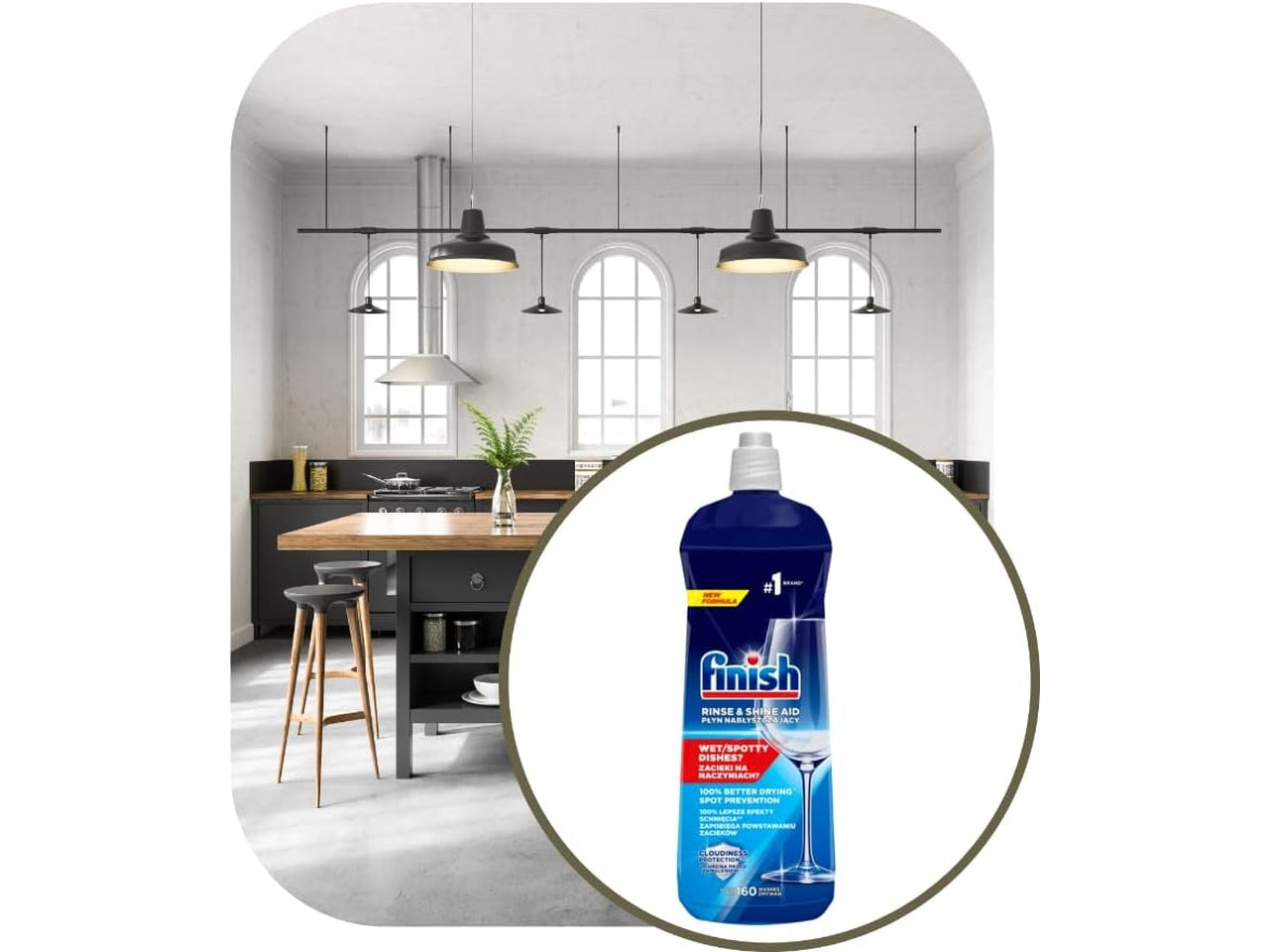 Finish brillantante 800ml classico $