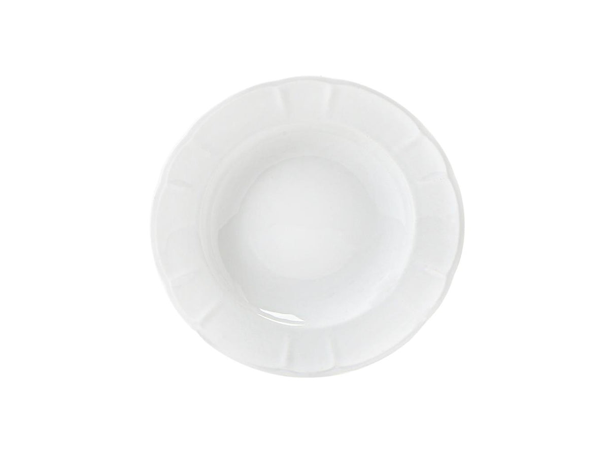 Londra piatto fondo 23cm bianco