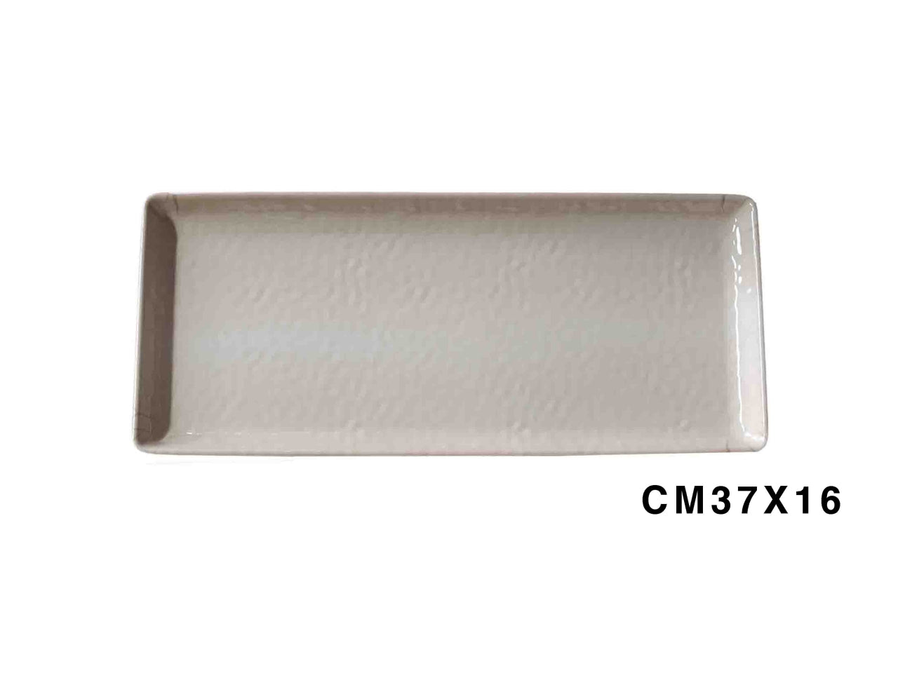 Vassoio rettangolare in melamina Unicolore37x16cm in colori assortiti