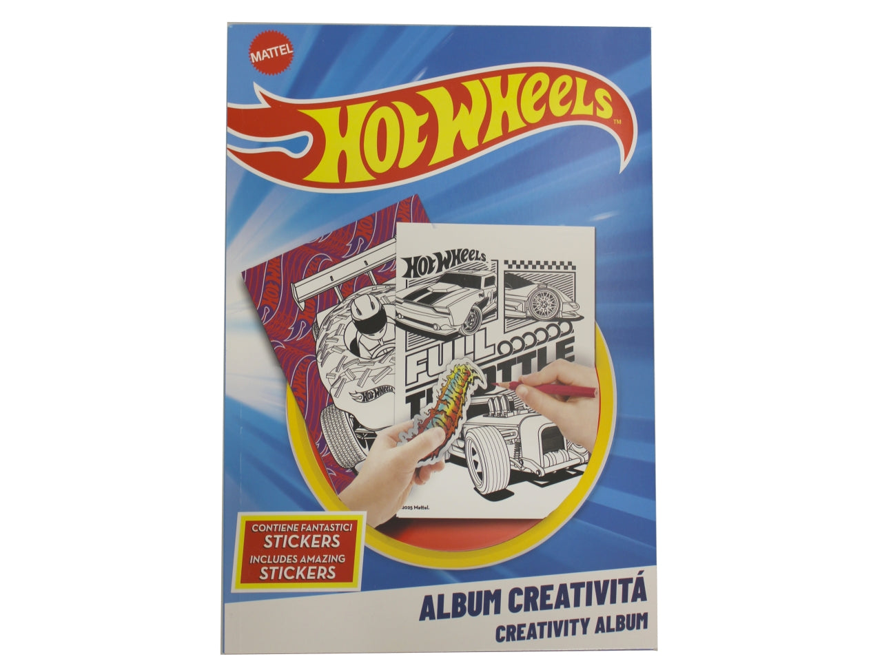 Libro da colorare Hot Wheels