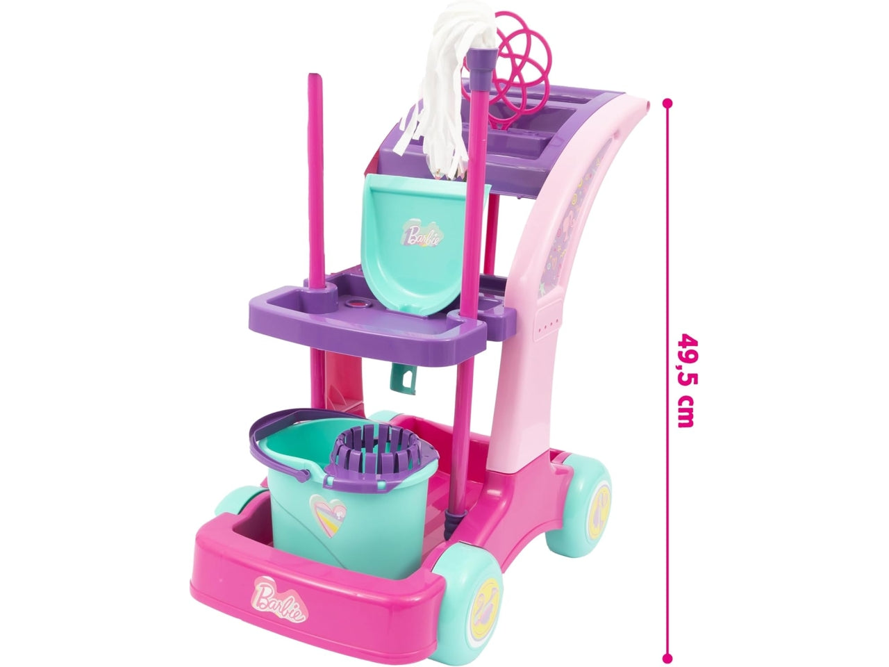 Barbie carrello super mocio $