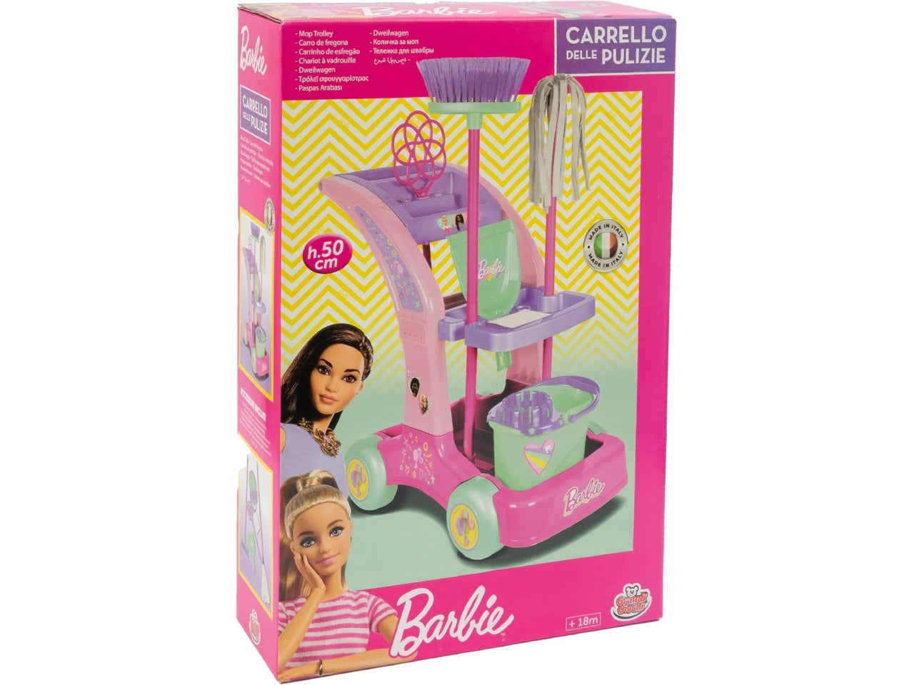 Barbie carrello super mocio $