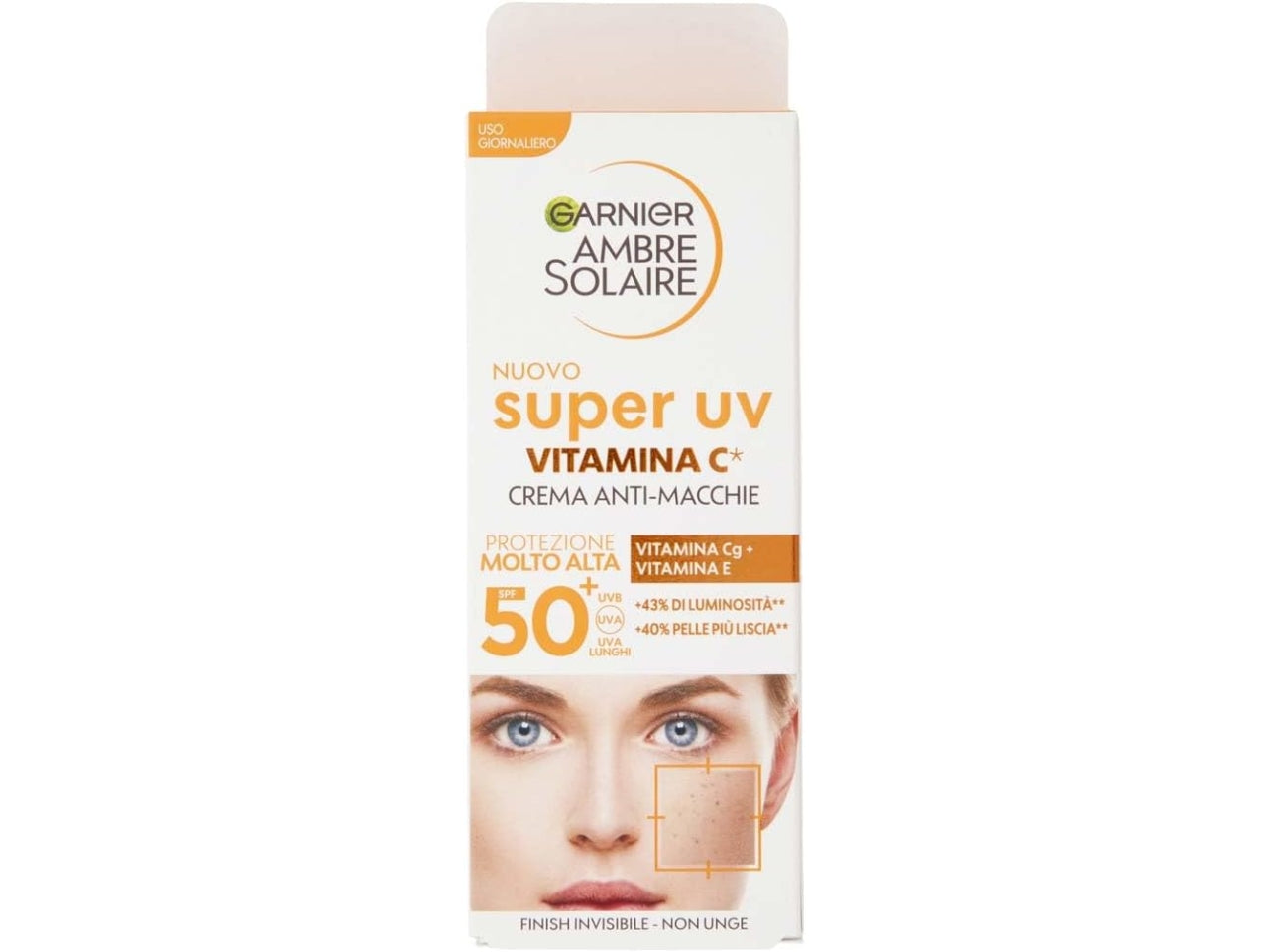 Ambra solaire super uv vitamina C fluido anti-macchie viso spf50+ 40ml