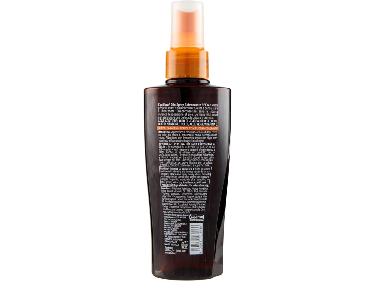 Equilibra olio solare spray fp6 150ml