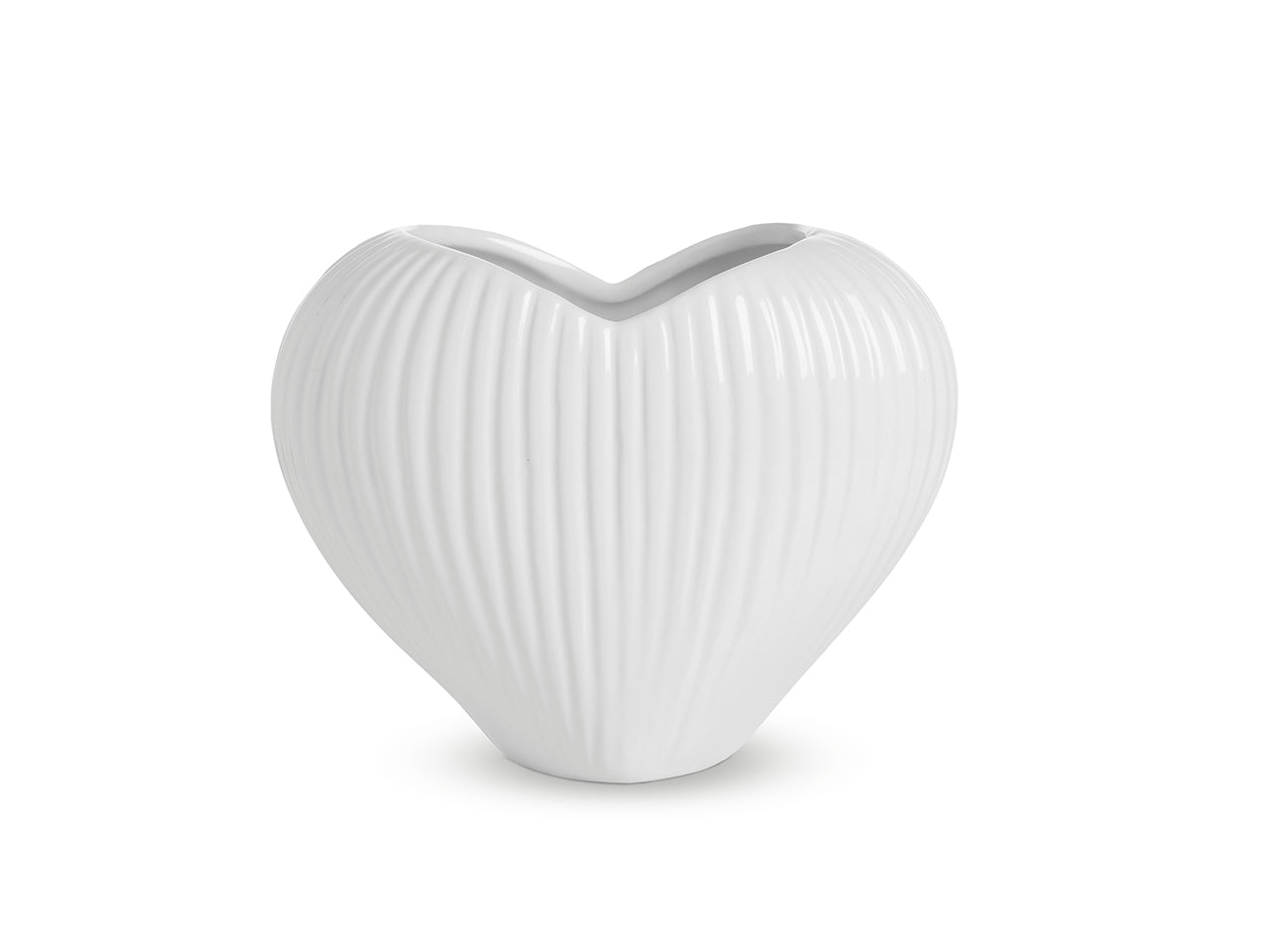 Eros Vaso 13.8xh.10.5cm bianco