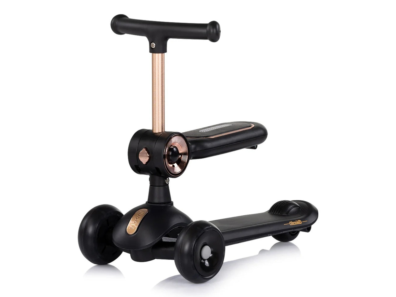 Scooter monopattino con sedile Bloomi di colore nero