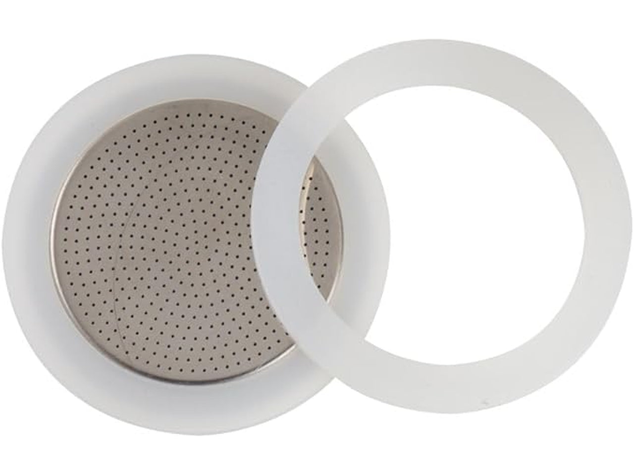 Piastrina filtro alluminio+2 guarnizioni silicone 6 tazze forever