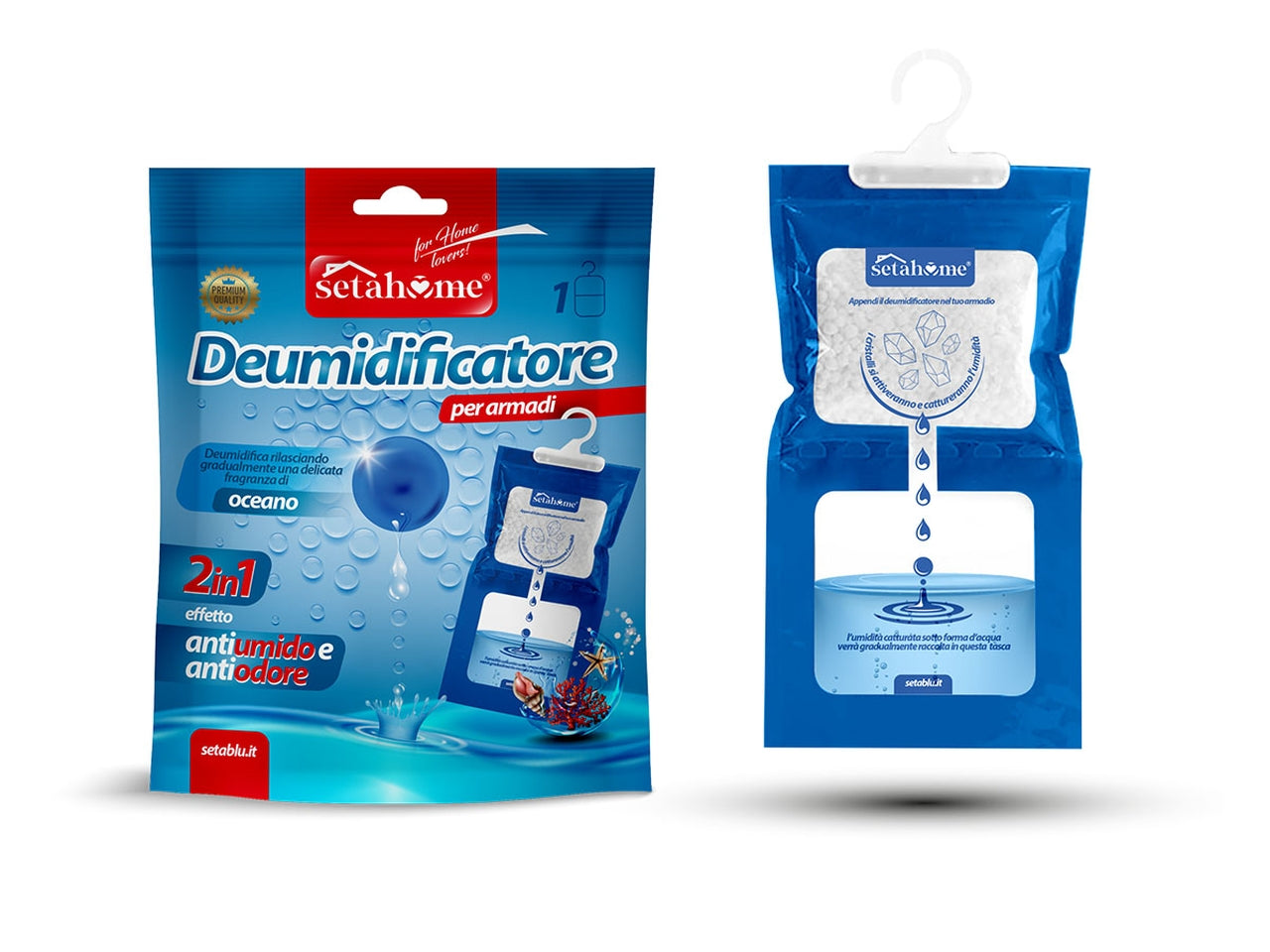 Deumidificatore appendino 500ml oceano