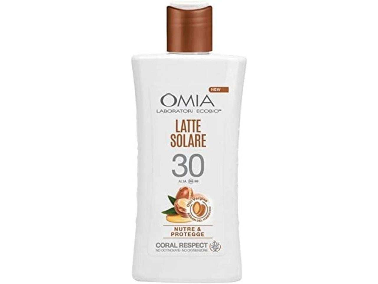 Omia latte solare argan spf30 200ml $