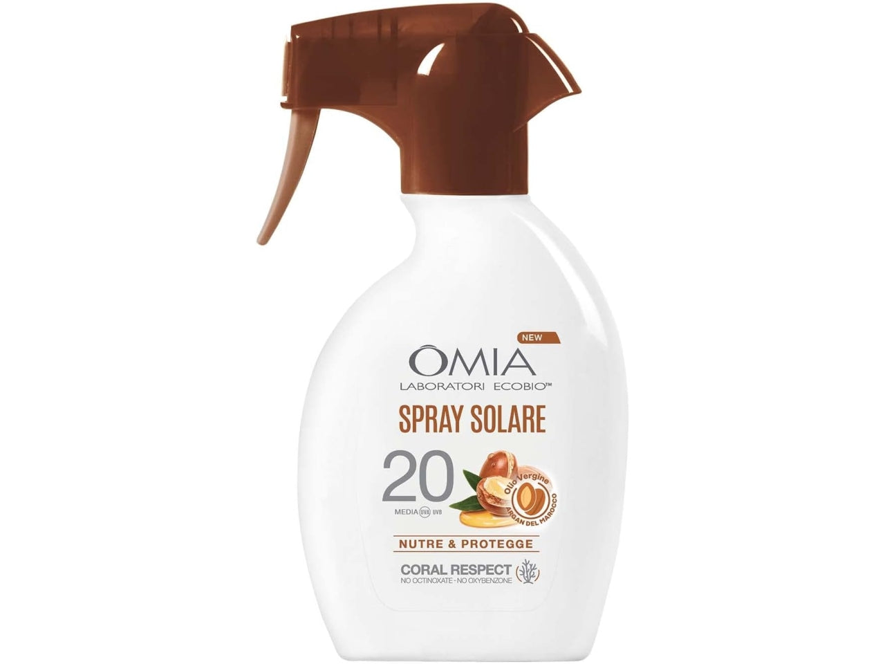 Omia solare argan trigger spf20 200ml $