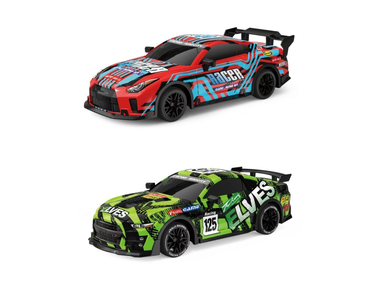 Auto Flash racer radiocomando in scala 1:16