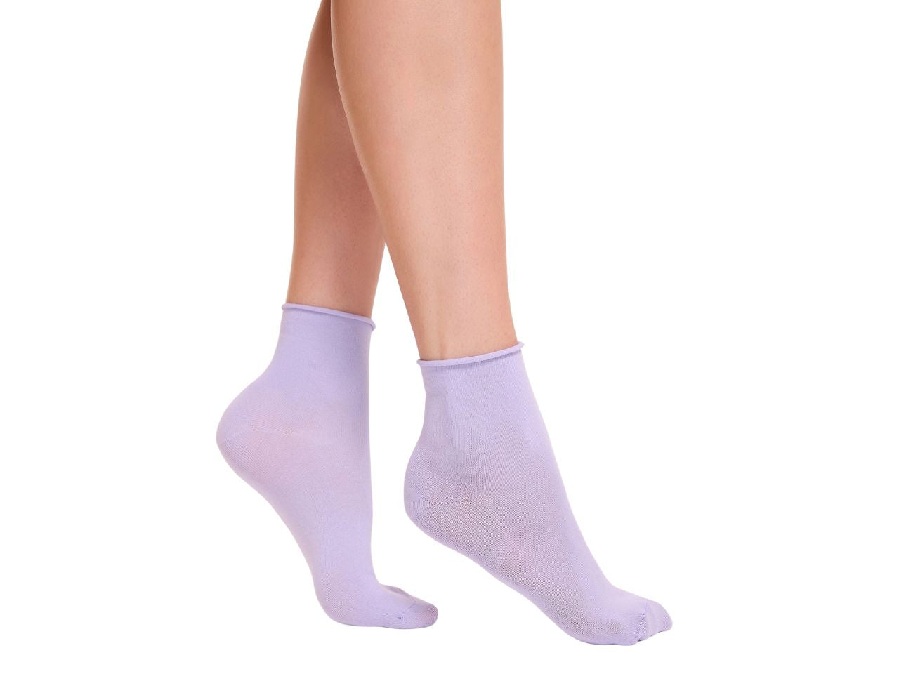 Calzino da donna set da 3 paia taglio al vivo taglia unica vanilla/bianco/nero