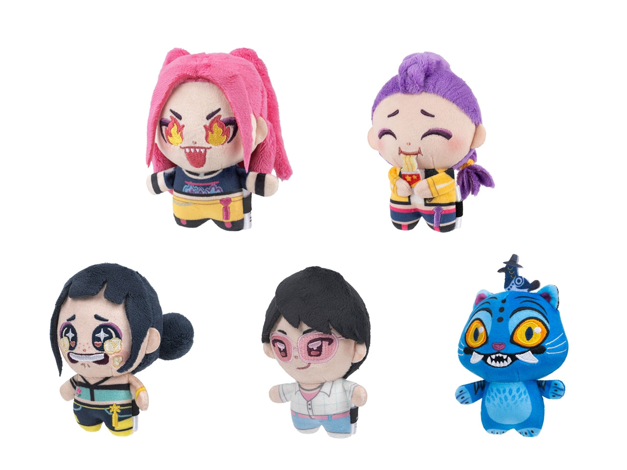 Kpop demon huntersblind cup ramen con peluche 10 cm in cdu