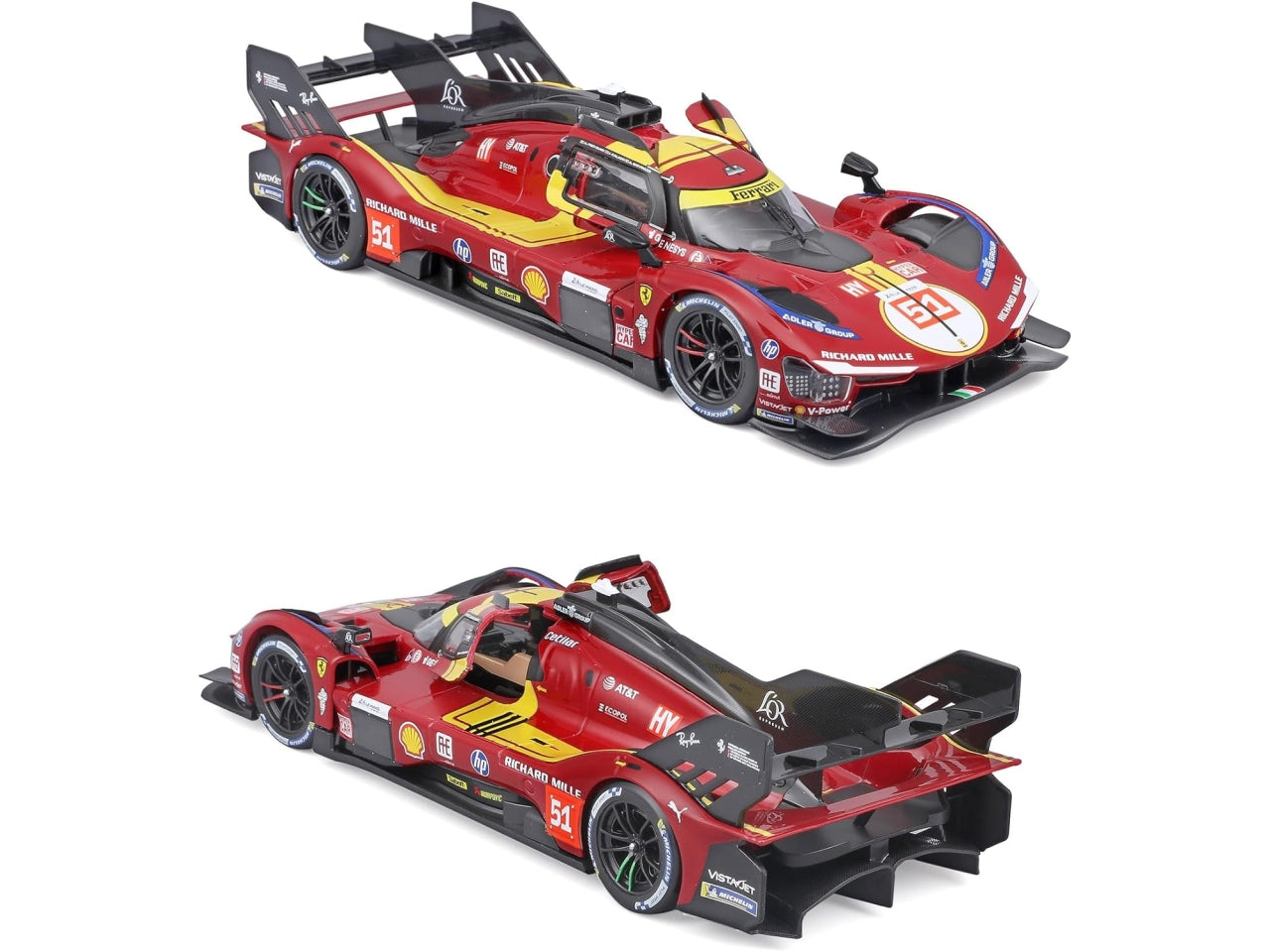 Auto Ferrari 499P 24H LMH Hypercar 2025 #51 scala 1:24