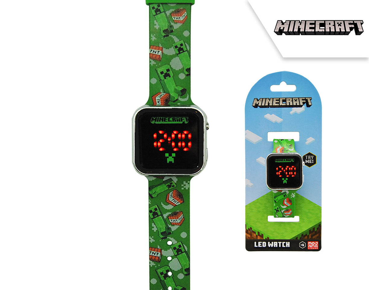 Minecraft orologio led