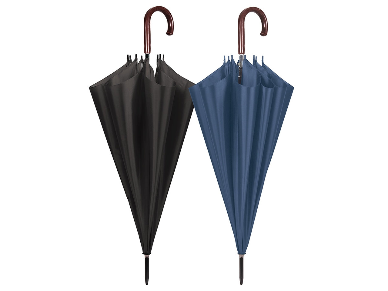 Ombrello golf uomo 65cm automatico nero-blu