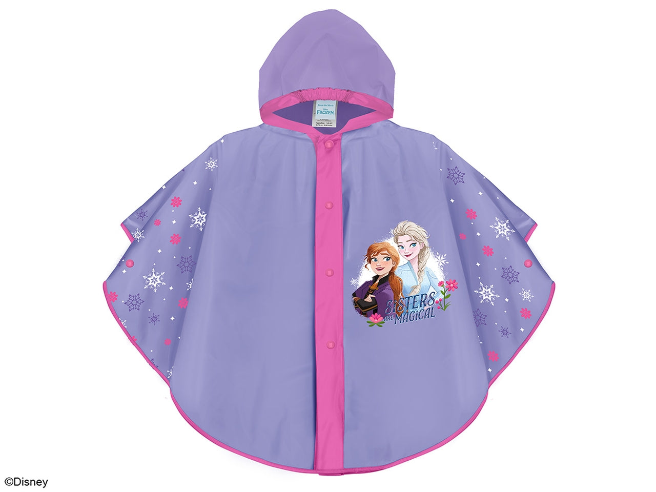 Frozen poncho pioggia